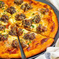 Meatball Pizza